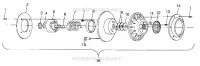 EMBRAYAGE DE TRANSMISSION 500 RMK 0982964 AND EUROPEAN 500 RMK E982964 (4942634263C002)