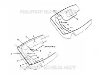 PROTECTION ANTI CHALEUR CARROSSERIE AVANT ASSEMBLY XLT 0950756, XLT SKS 0950556,  XLT SKS EURO E950556   (4928842884A012)