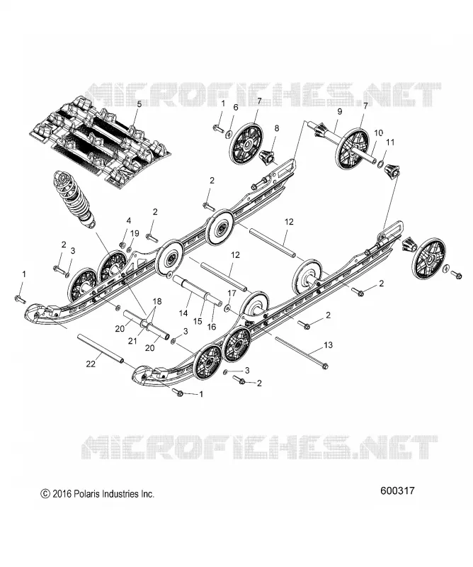 SUSPENSION ARRIERE AND TRACK