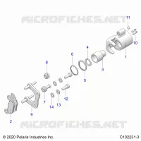 BRAKES, BRAKE ETRIER DE FREIN ARRIERE