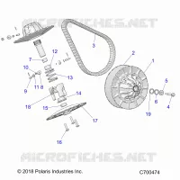 SYSTEME DE TRANSMISSION, SECONDARY CLUTCH
