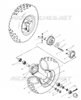 ROUE AVANT ASSEMBLY (4913501350015A)