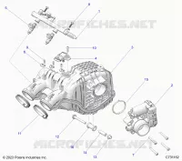 ENGINE, PRISE D'AIR MANIFOLD