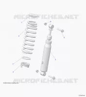 SUSPENSION, AMORTISSEUR AVANT MOUNTING