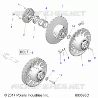 DRIVE TRAIN, CLUTCH, SECONDARY