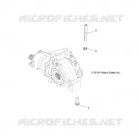 SYSTÈME DE TRANSMISSION, GEARCASE MOUNTING, FRONT