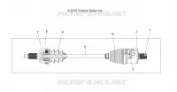 SYSTÈME DE TRANSMISSION, ARBRE DE TRANSMISSION, FRONT