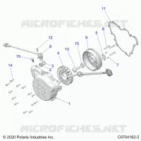 ENGINE, STATOR AND FLYROUE