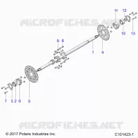 SUSPENSION ARRIERE AXLE