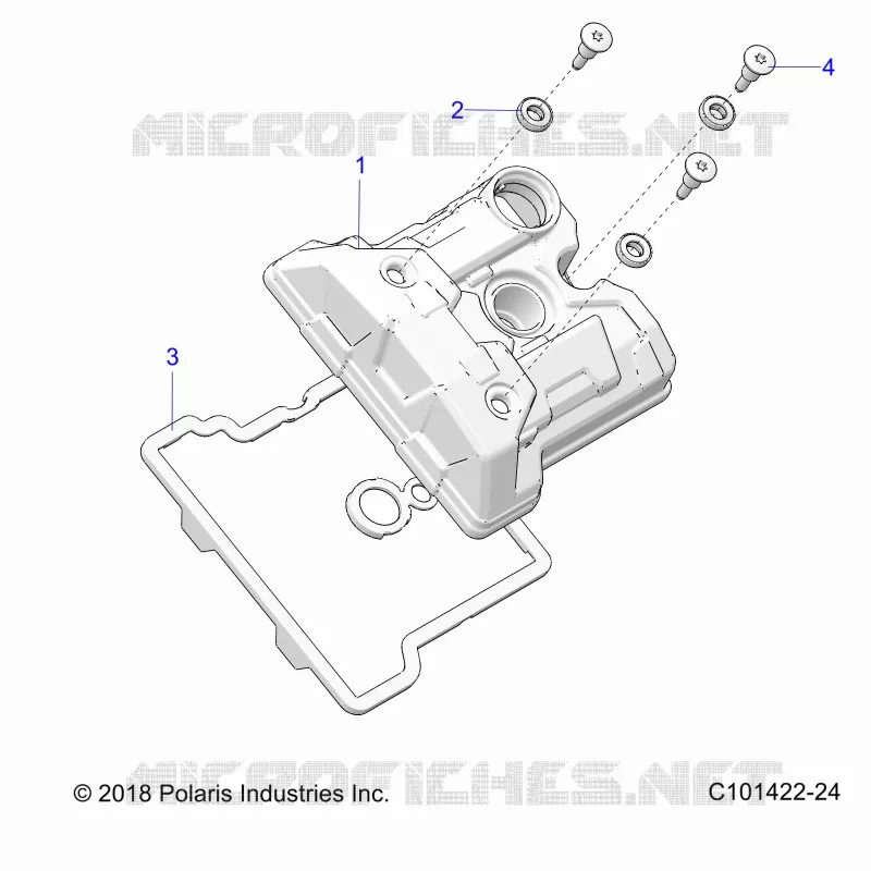 ENGINE, COUVERCLE SOUPAPE