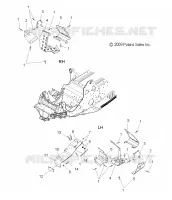 CHASSIS, REPOSE PIEDS AND PROTECTION D'EMBRAYAGE