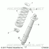 SUSPENSION ARRIERE SHOCK MOUNTING