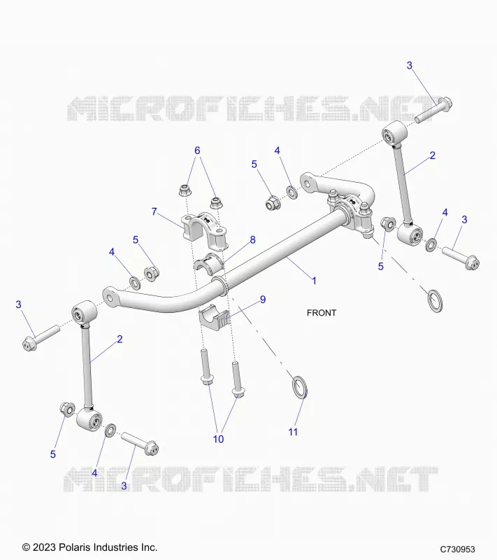 SUSPENSION, FRONT BARRE STABILISATRICE