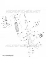 SUSPENSION, JAMBE DE FORCE AVANT