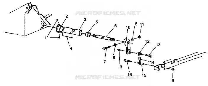 BARRE DE TORSION ASSEMBLY 440 XCR SP 0941660 (4927082708013A)
