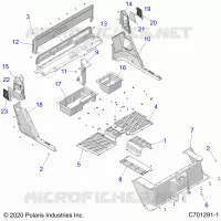 PLANCHER, REAR