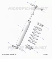SUSPENSION ARRIERE SHOCK