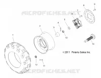 ROUES, FRONT TIRE and FREIN DISC