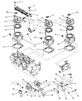 CYLINDRE ET COLLECTEUR ASSEMBLY Storm 0965782, Storm SKS 0965582, Euro Storm (4931593159D001)