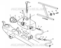 RESERVOIR D'HUILE ASSEMBLY  6X6 350L S938739 (4924362436009A)