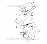 RESERVOIR A CARBURANT 250 6x6 / W928727 (4922842284004A)