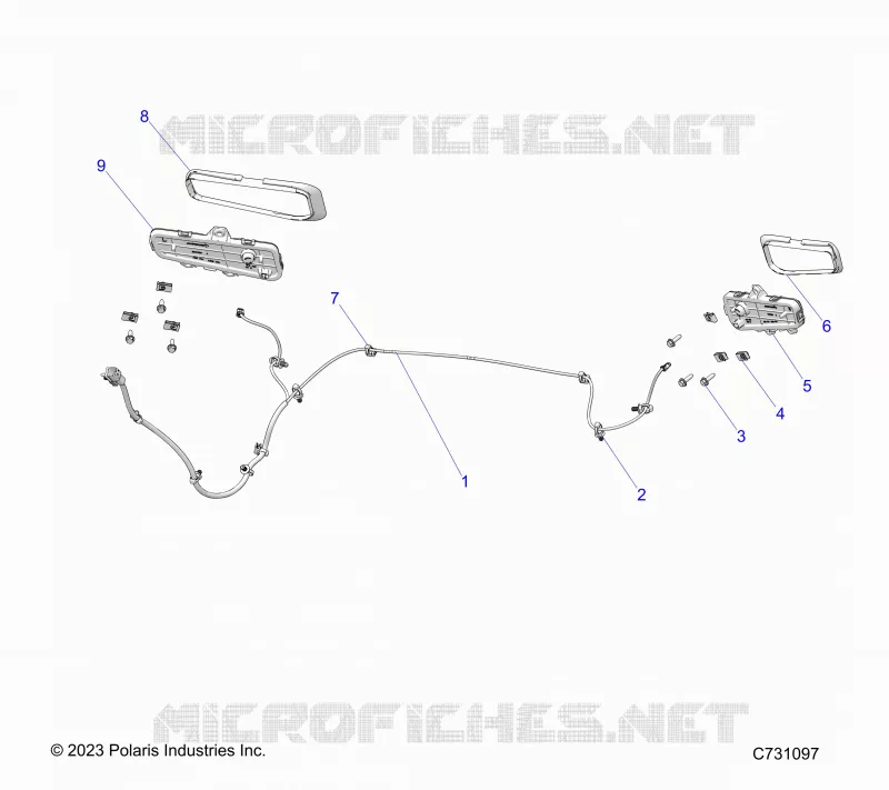 ELECTRICITE, WIRE HARNESS AUXILIARY