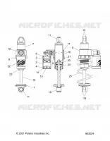 SUSPENSION, AMORTISSEUR AVANT TRACK, VELOCITY