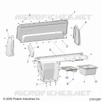 CARROSSERIE ARRIERE CLOSEOFF, AND FENDERS