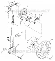 STATOR LITE TOURING 0983133 and EUROPEAN LITE TOURNG E983133 (4941934193C008)