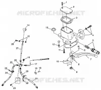 INSTRUMENTS-MAITRE CYLINDRE/FREIN LINE XPLORER 300 W98CC28C (4945264526B010)