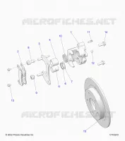 BRAKES, ETRIER DE FREIN ARRIERE