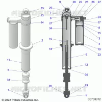 SUSPENSION ARRIERE SHOCK INTERNALS