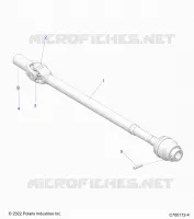 SYSTÃˆME DE TRANSMISSION, FRONT PROP SHAFT