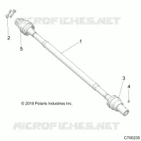 SYSTEME DE TRANSMISSION, REAR PROP SHAFT