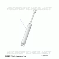 SUSPENSION, AMORTISSEUR ARRIERE TRACK (7045495)