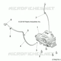 DRIVE TRAIN, FRONT SUPPORT PONT