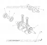 MOTEUR, VILEBREQUIN AND BALANCE SHAFT