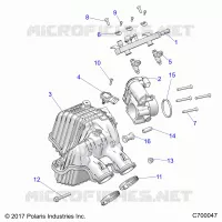 ENGINE, PRISE D'AIR MANIFOLD