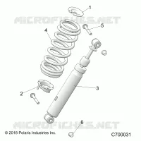 SUSPENSION AVANT SHOCK MOUNTING