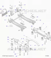 SIEGE MOUNTING, FRONT