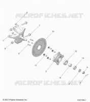 DIRECTION, FRONT HUB AND SPINDLE