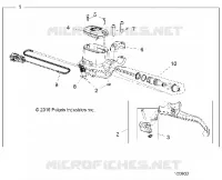 FREIN AVANT BRAKE LEVER AND MASTER CYLINDER