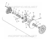 EMBRAYAGE DE TRANSMISSION ASSEMBLY XLT/0930767,XLT SP/0930667    XLT SKS/0930567 (4923012301026A)