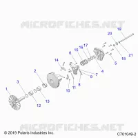 SYSTÃˆME DE TRANSMISSION, PRIMARY CLUTCH