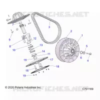SYSTÃˆME DE TRANSMISSION, SECONDARY CLUTCH