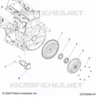 DEMARREUR, FLYWHEEL AND RELATED