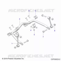 SUSPENSION, FRONT BARRE STABILISATRICE