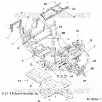 CHASSIS, MAIN FRAME AND SKID PLATES
