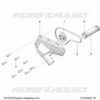 MOTEUR, WATERPUMP IMPELLER AND COVER