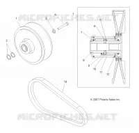 SYSTÈME DE TRANSMISSION, SECONDARY CLUTCH
